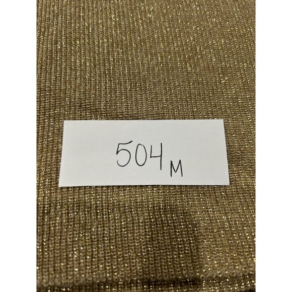 City Girl Sport Small Gold Sparkle Knit Cap Sleeve Top Shimmer Metallic Holiday - Picture 7 of 7